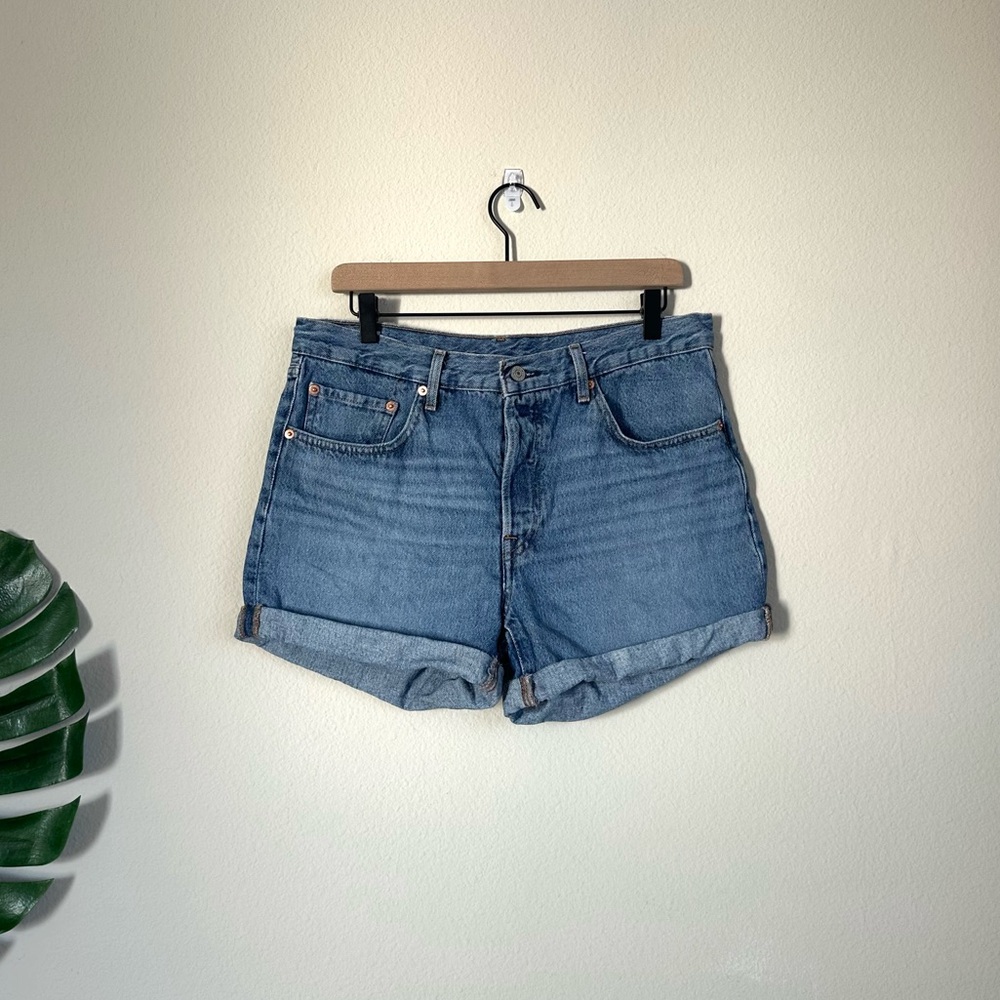 Levi's 501 Cuffed Denim Shorts